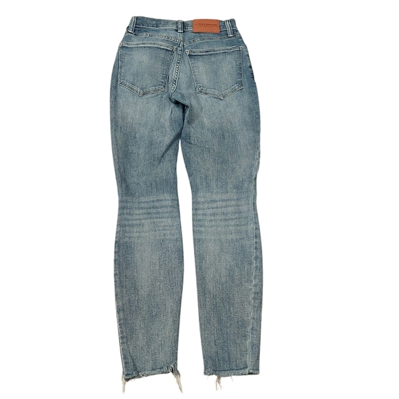 Lucky Brand Women's High-Rise Skinny Bridgette Ankle Blue Jeans - Size 2 / 26 - Picture 2 of 9